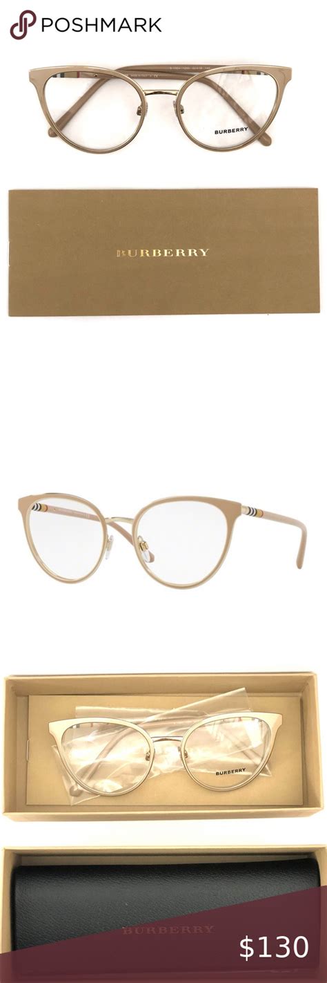 burberry be 1324 1266beige light gold matt optik|Burberry BE1324 Eyeglasses .